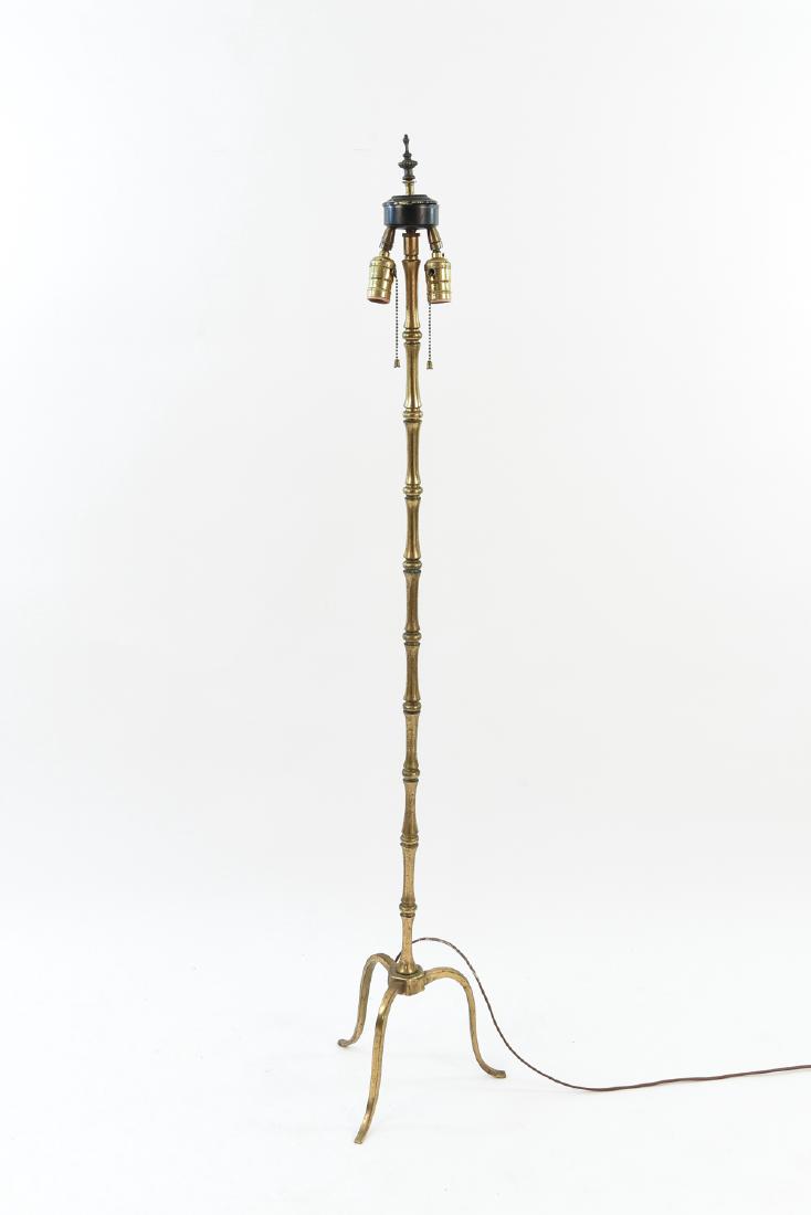 MANNER OF MAISON BAGUES BRASS FLOOR LAMP (1 of 10)