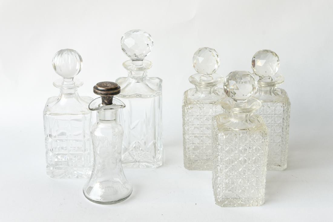 (6) GROUPING OF CRYSTAL DECANTERS (1 of 10)