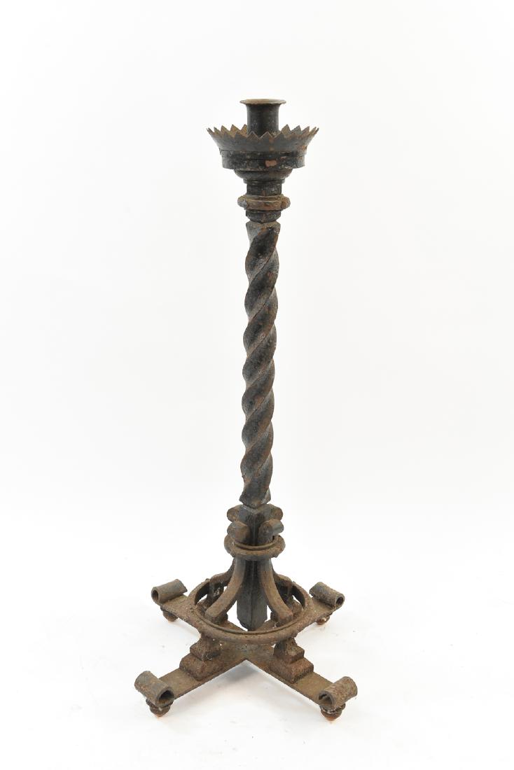 WROUGHT IRON CANDLE HOLDER (1 of 10)