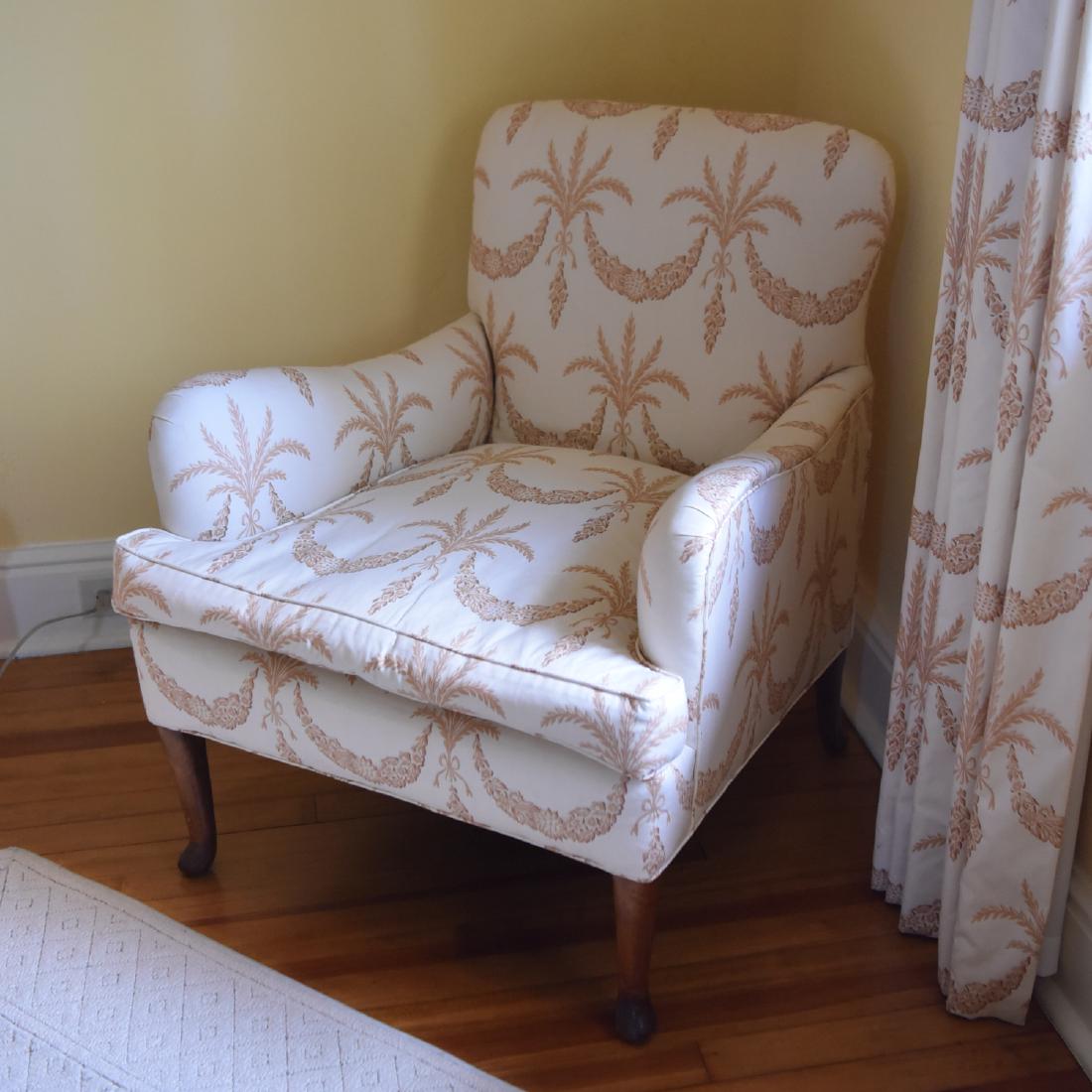 DOWN FILLED UPHOLSTERED ARM CHAIR (1 of 8)