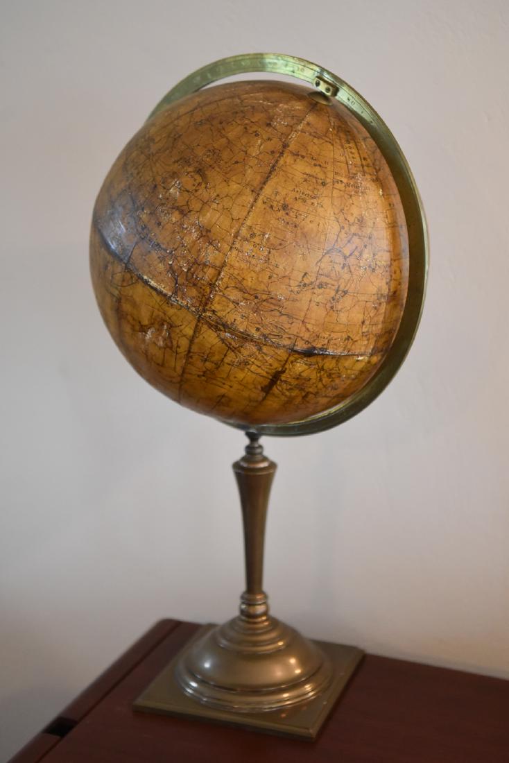 DECORATIVE GLOBE ON BRASS STAND (1 of 8)