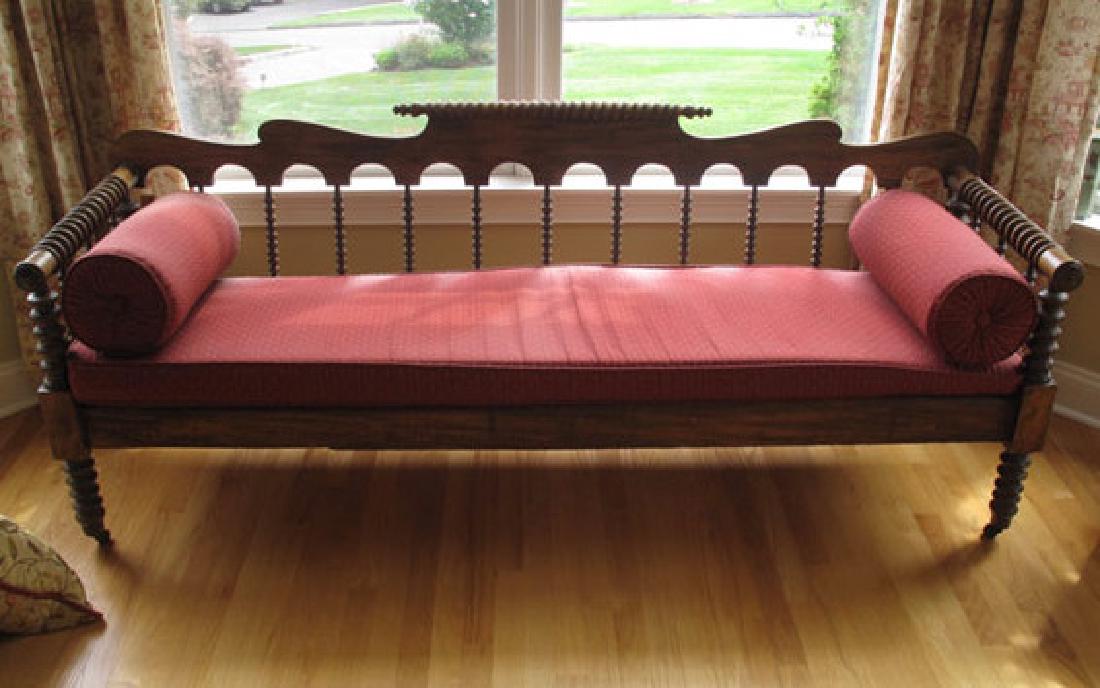 ANTIQUE SPINDLE BACK SOFA (1 of 5)