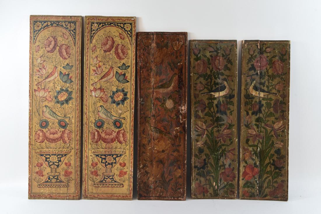 PERSIAN PAINTED PANELS, C1890/1900's (1 of 12)