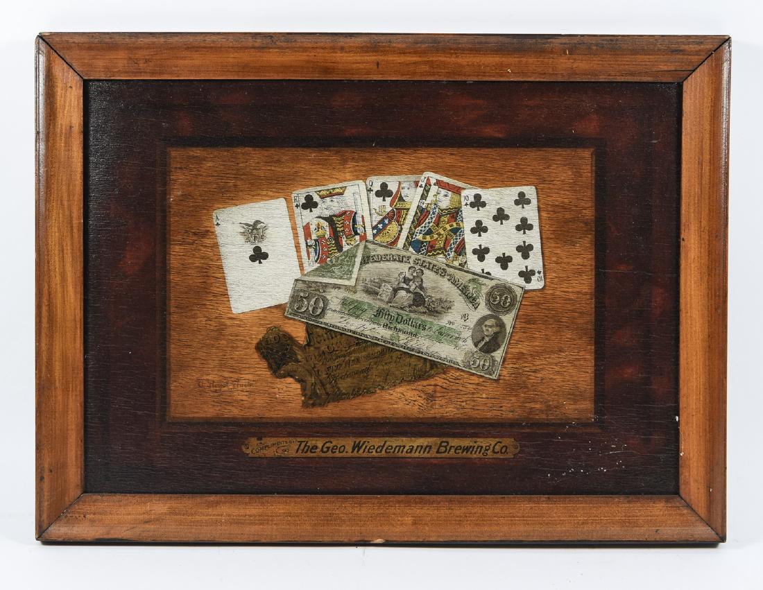 19TH C. AMERICAN TROMPE L'OEIL STILL LIFE (1 of 9)