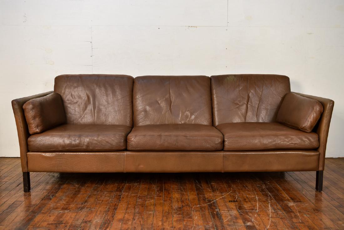 GEORG THAMS LEATHER SOFA VEJEN POLSTERMOBELFABRIK (1 of 8)