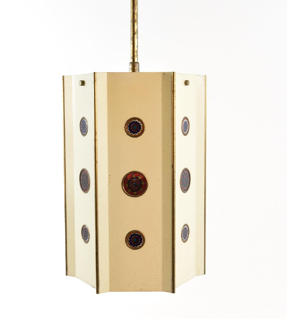 MID CENTURY JEWELED PENDANT LAMP (1 of 7)