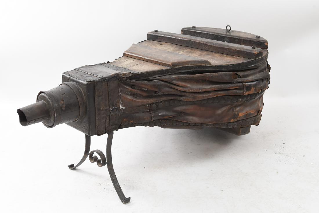 LARGE ANTIQUE BLACKSMITH BELLOWS