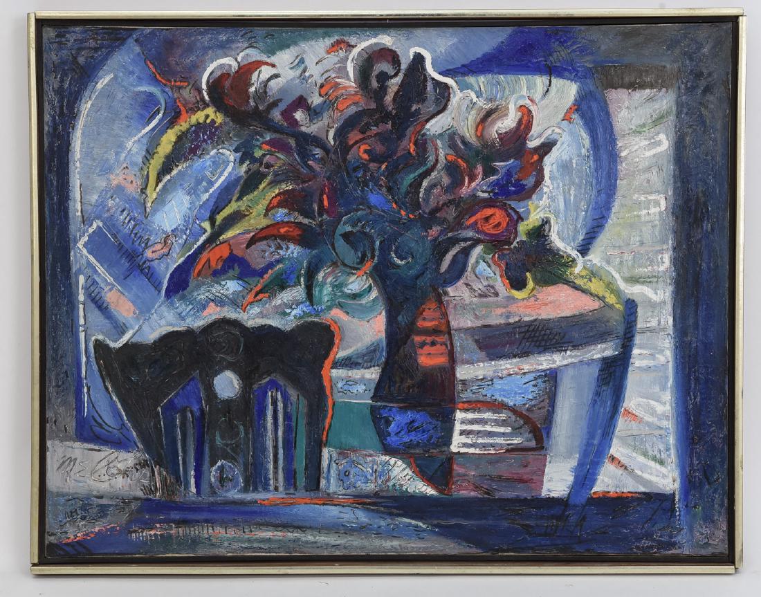 1963 ABSTRACT STILL LIFE O/C PAINTING (1 of 10)