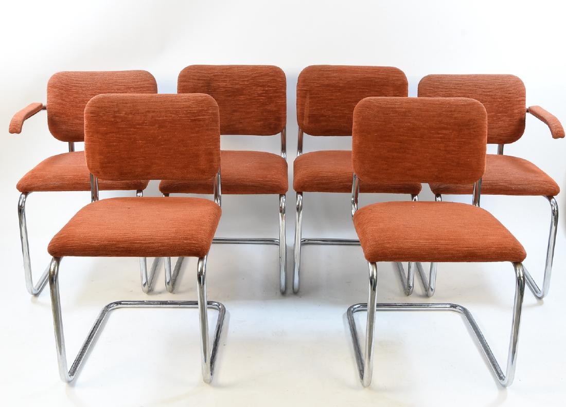 (6) KNOLL UPHOLSTERED CESCA DINING CHAIRS (1 of 12)
