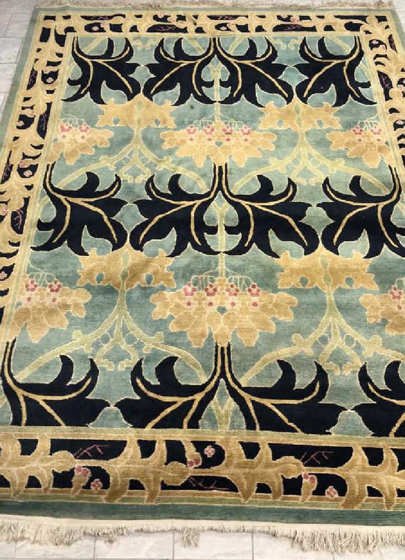 LARGE CONTEMPORARY GREEN RUG (1 of 5)