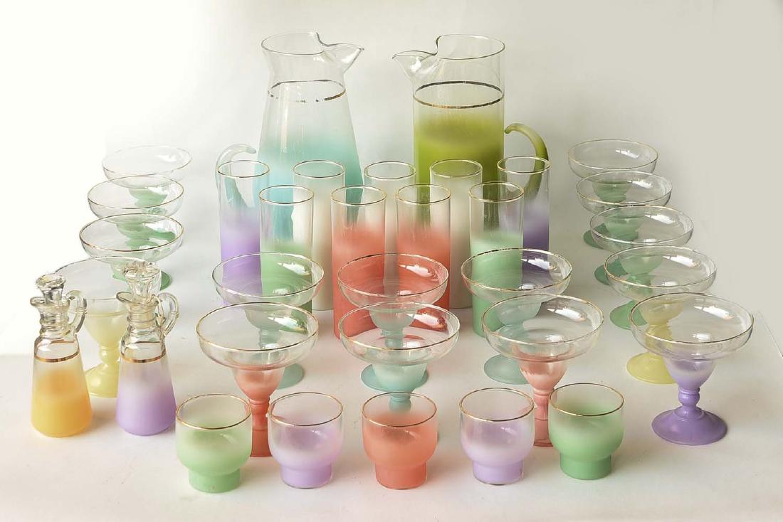 MID-CENTURY GLASSWARE GROUPING (1 of 13)