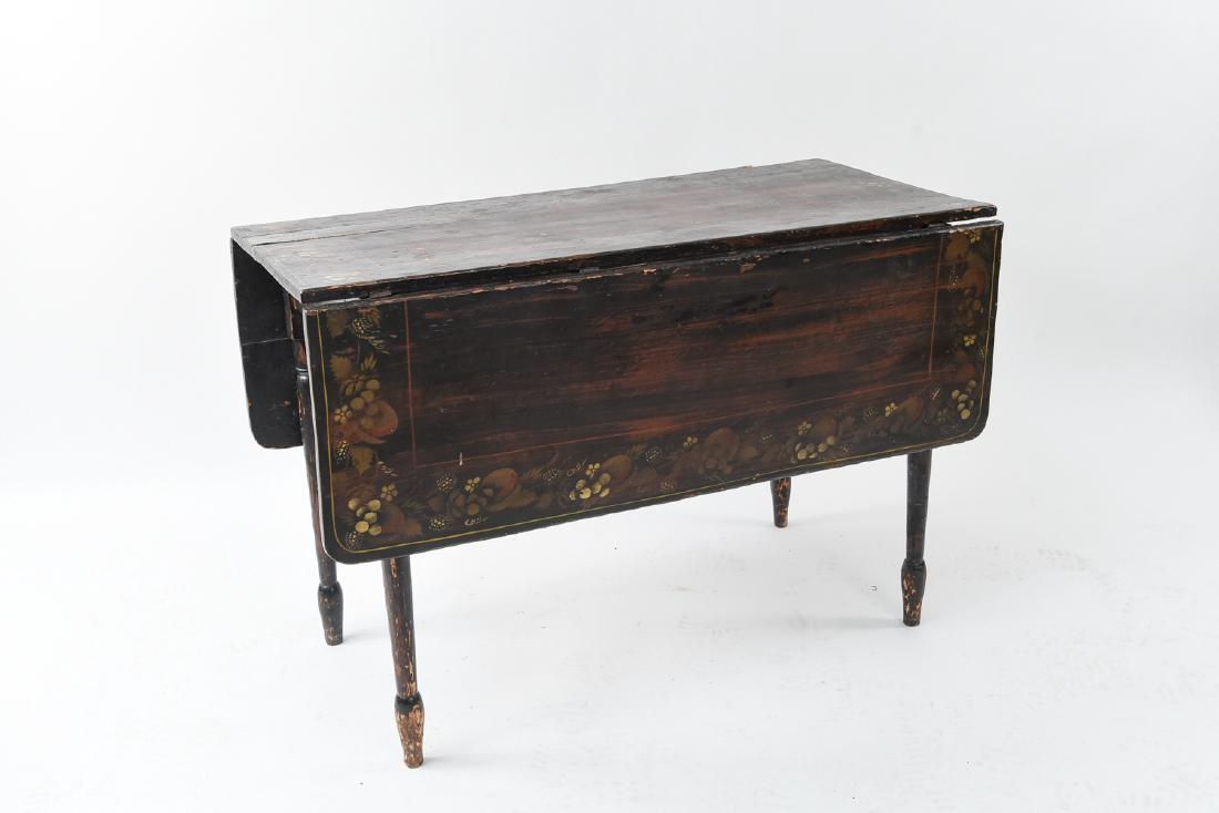 PAINT DECORATED DROP LEAF TABLE (1 of 7)