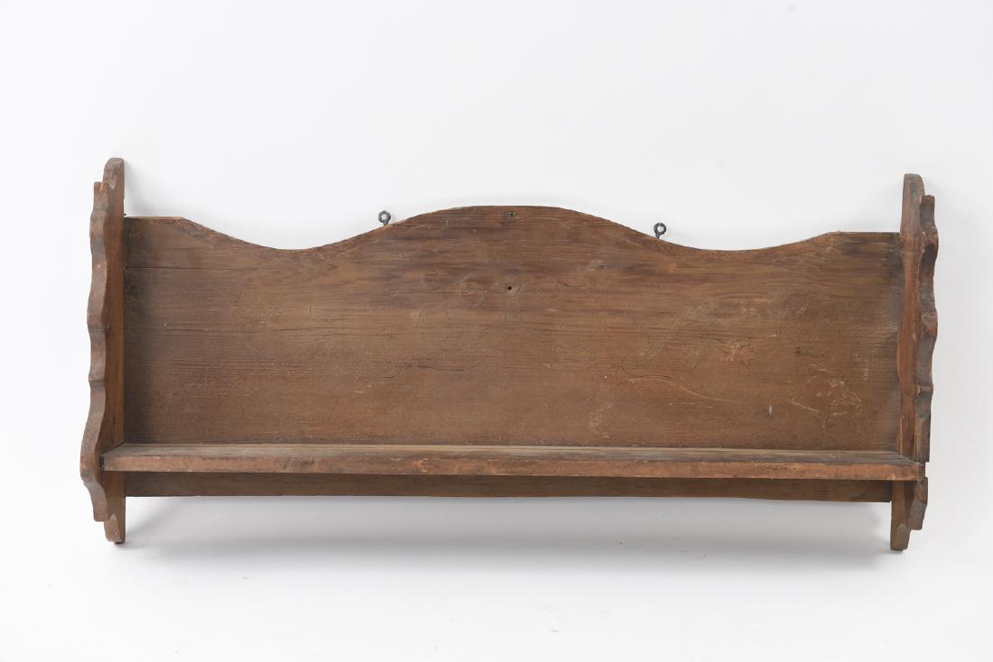 19TH C. WALL SHELF (1 of 8)