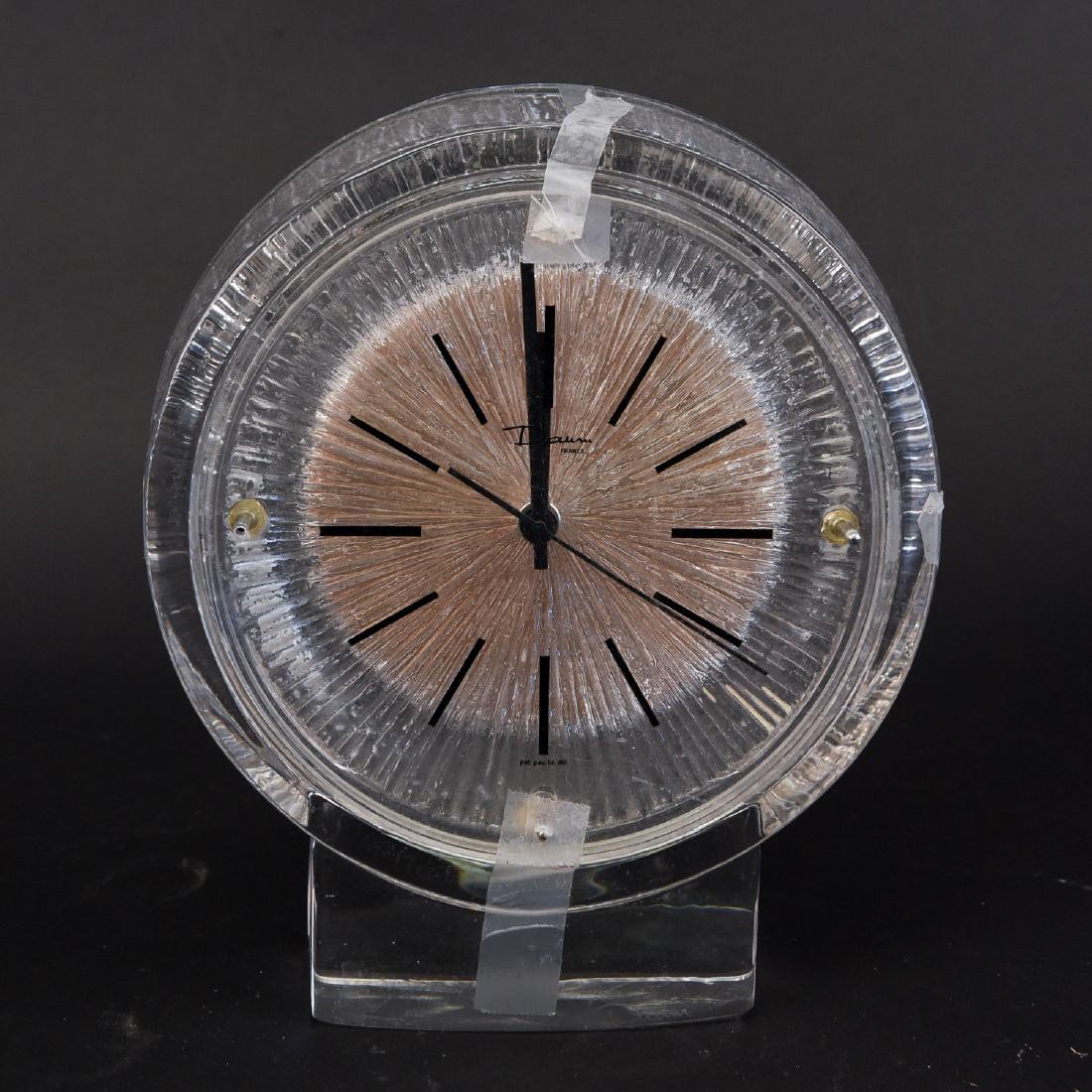 DAUM CRYSTAL CLOCK (1 of 8)