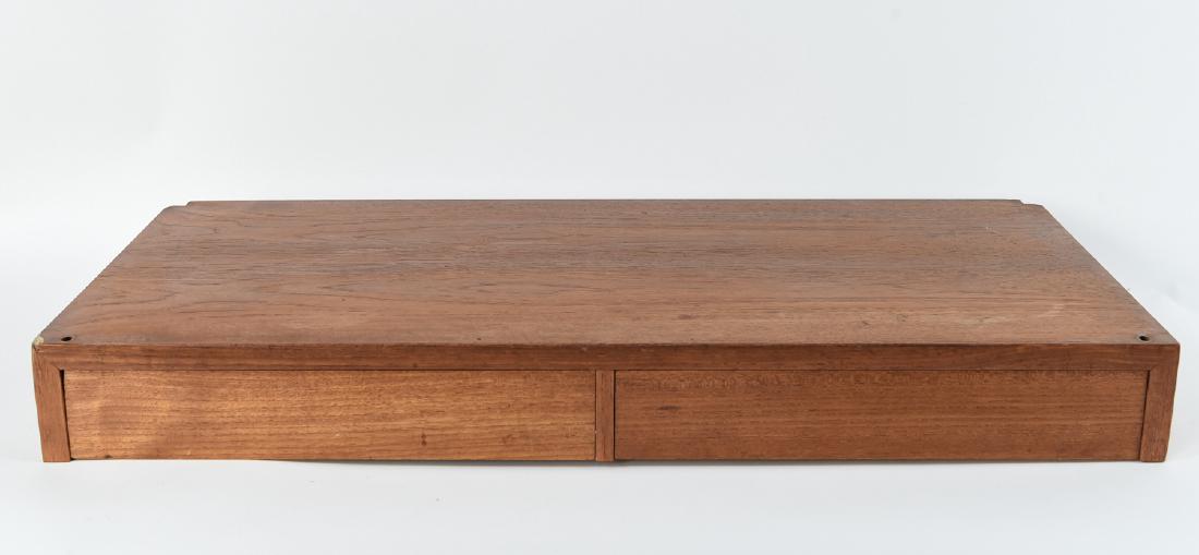 DANISH WALL MOUNT TEAK SHELF (1 of 6)