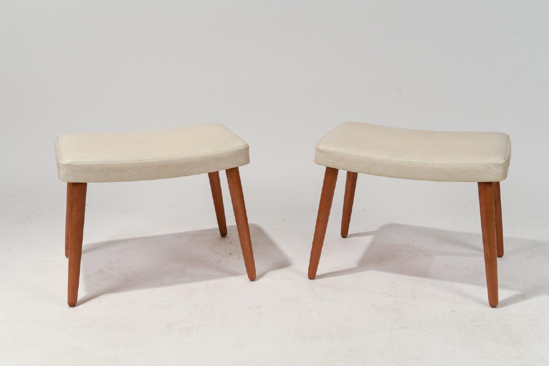 PAIR OF DANISH MID-CENTURY STOOLS (1 of 4)