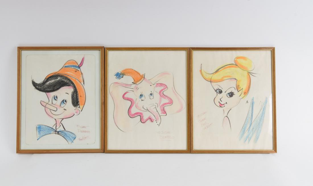 (3) TOM DESTASIO DISNEY DRAWINGS (1 of 9)