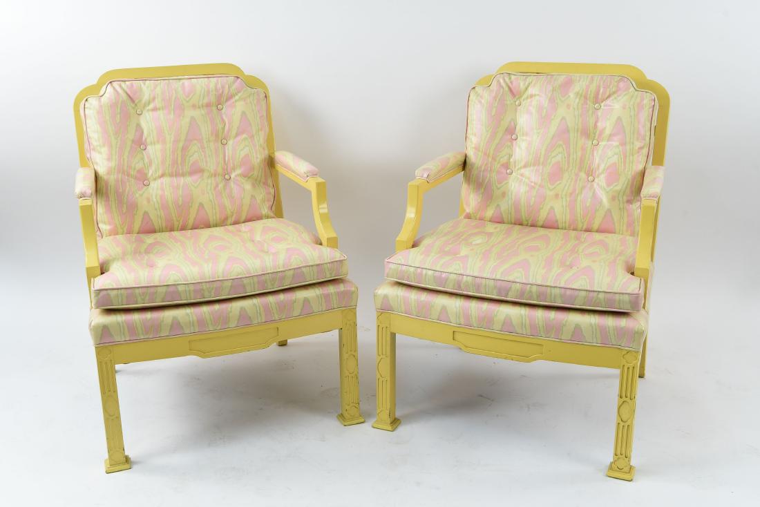 MID-CENTURY CHINESE CHIPPENDALE STYLE ARMCHAIRS (1 of 10)