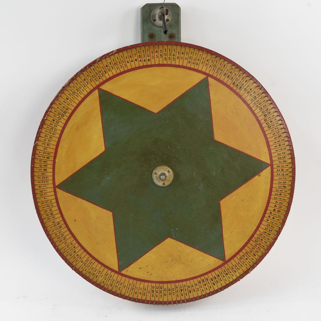 VINTAGE CARNIVAL GAME WHEEL (1 of 10)