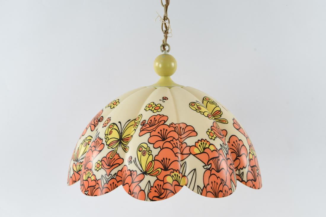 1960S PLASTIC PENDANT LAMP (1 of 4)