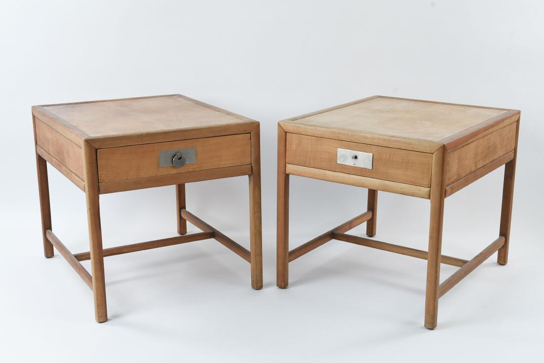 PAIR OF BAKER MID-CENTURY SIDE TABLES (1 of 10)