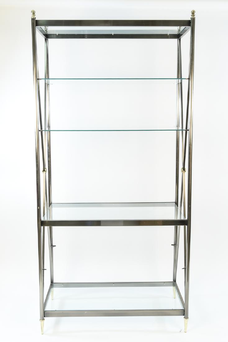 Mid Century Metal Glass Etagere Feb 24 2018 Westport