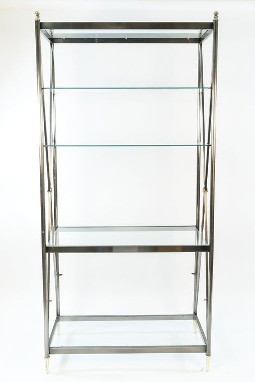 Mid Century Metal Glass Etagere Feb 24 2018 Westport