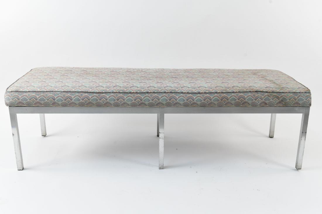 UPHOLSTERED MID-CENTURY BENCH (1 of 8)