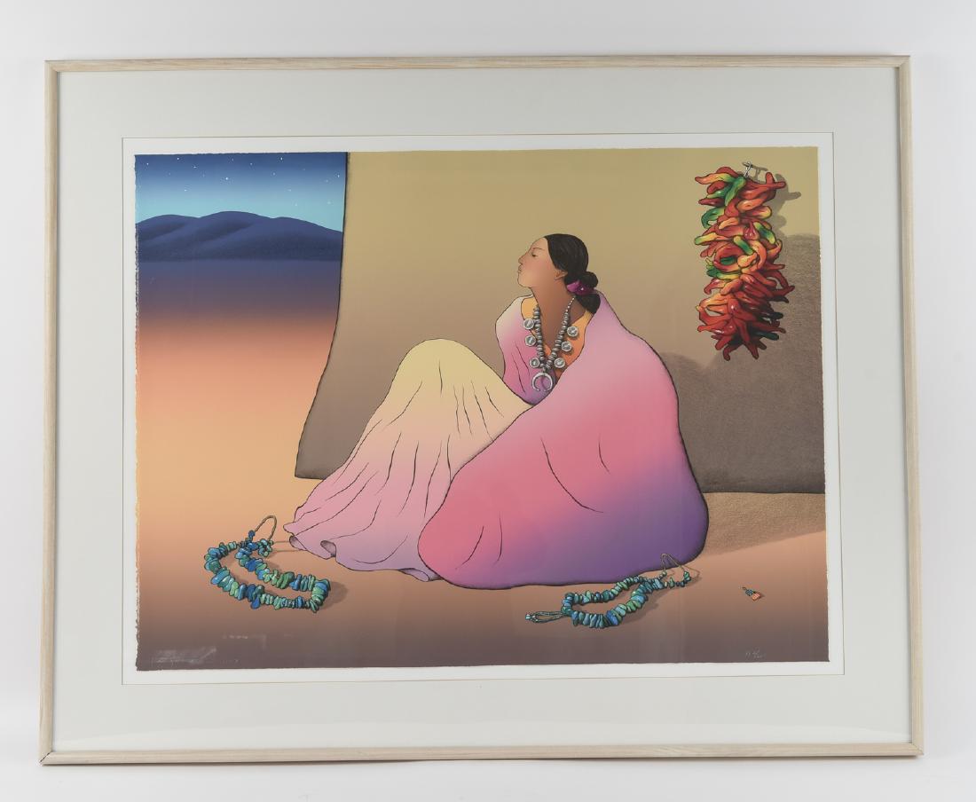 LARGE R.C. GORMAN LITHOGRAPH (1 of 10)