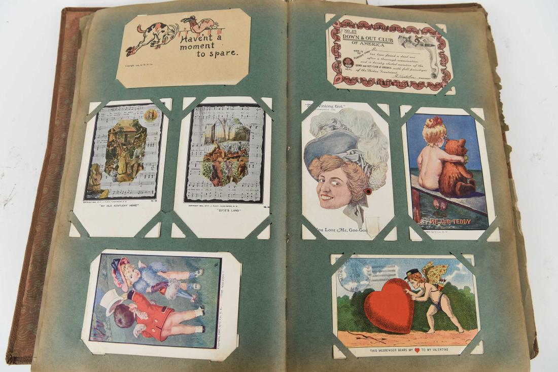 ANTIQUE POSTCARD & TRADE CARD COLLECTION (1 of 10)