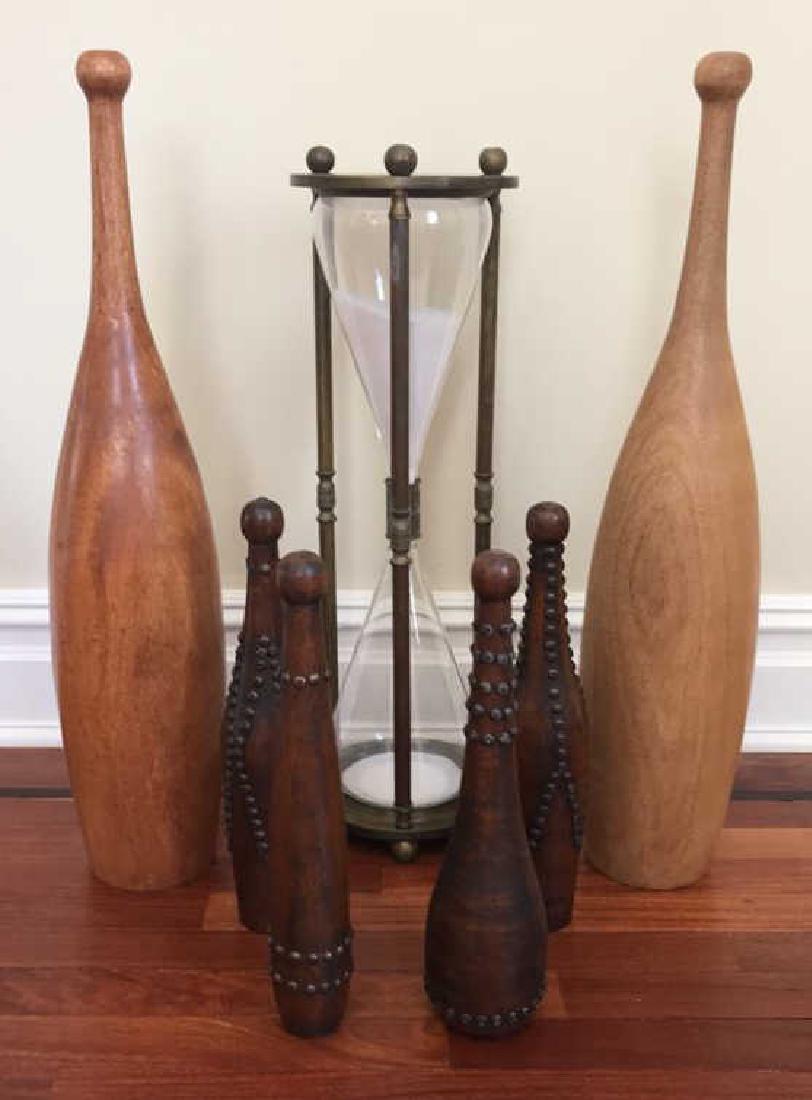 DECORATIVE GROUPING INCL BATONS HOURGLASS (1 of 5)