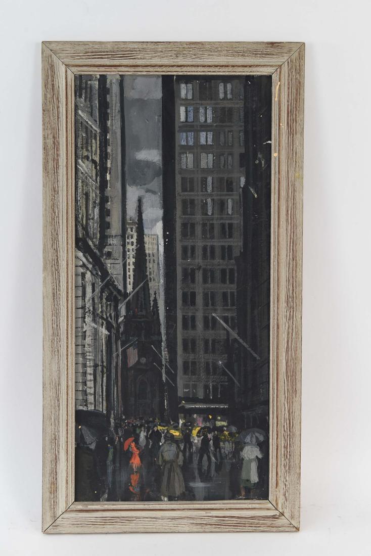 BERNARD LAMOTTA MID-CENTURY PAINTING (1 of 7)