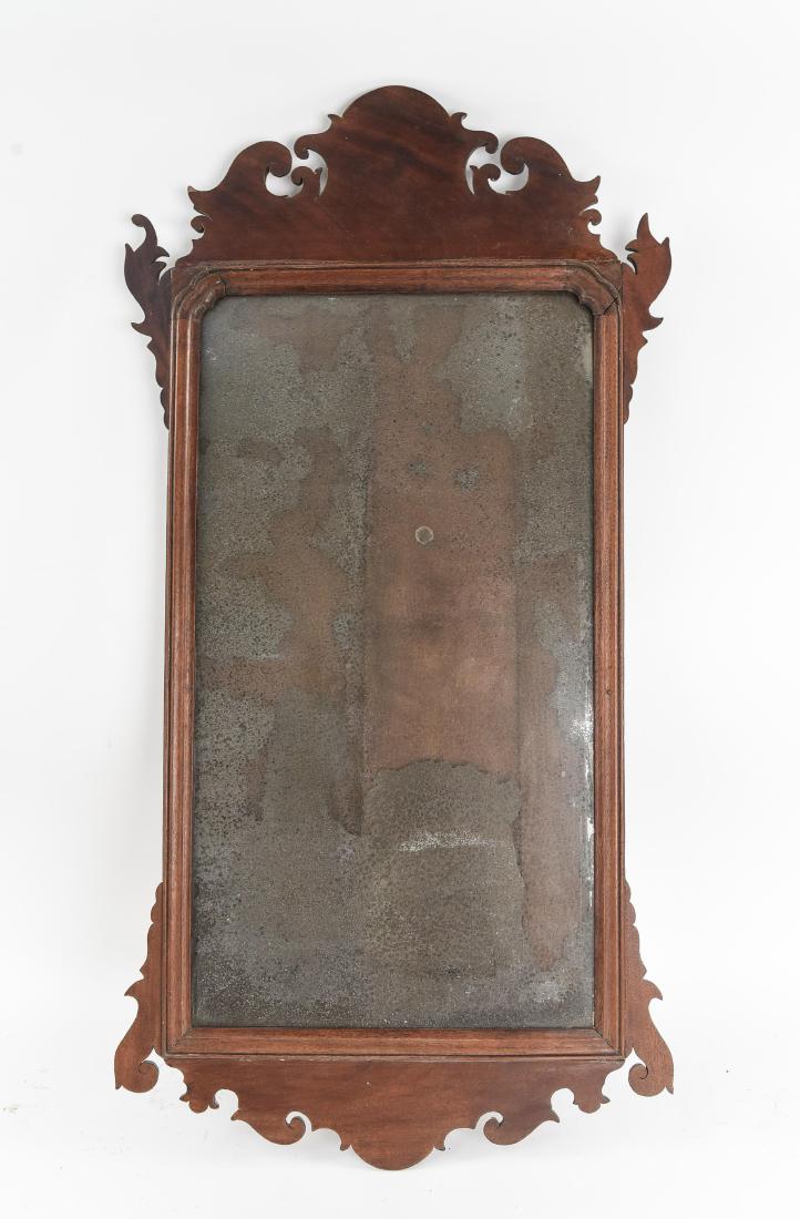 ANTIQUE CHIPPENDALE STYLE MIRROR (1 of 9)