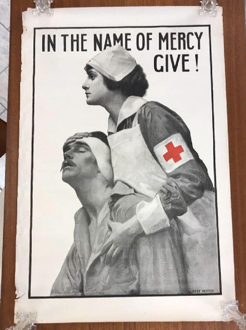 RED CROSS WORLD WAR I POSTER (1 of 9)