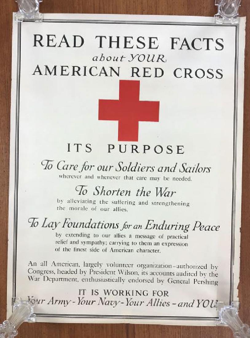 RED CROSS WORLD WAR I POSTER (1 of 8)