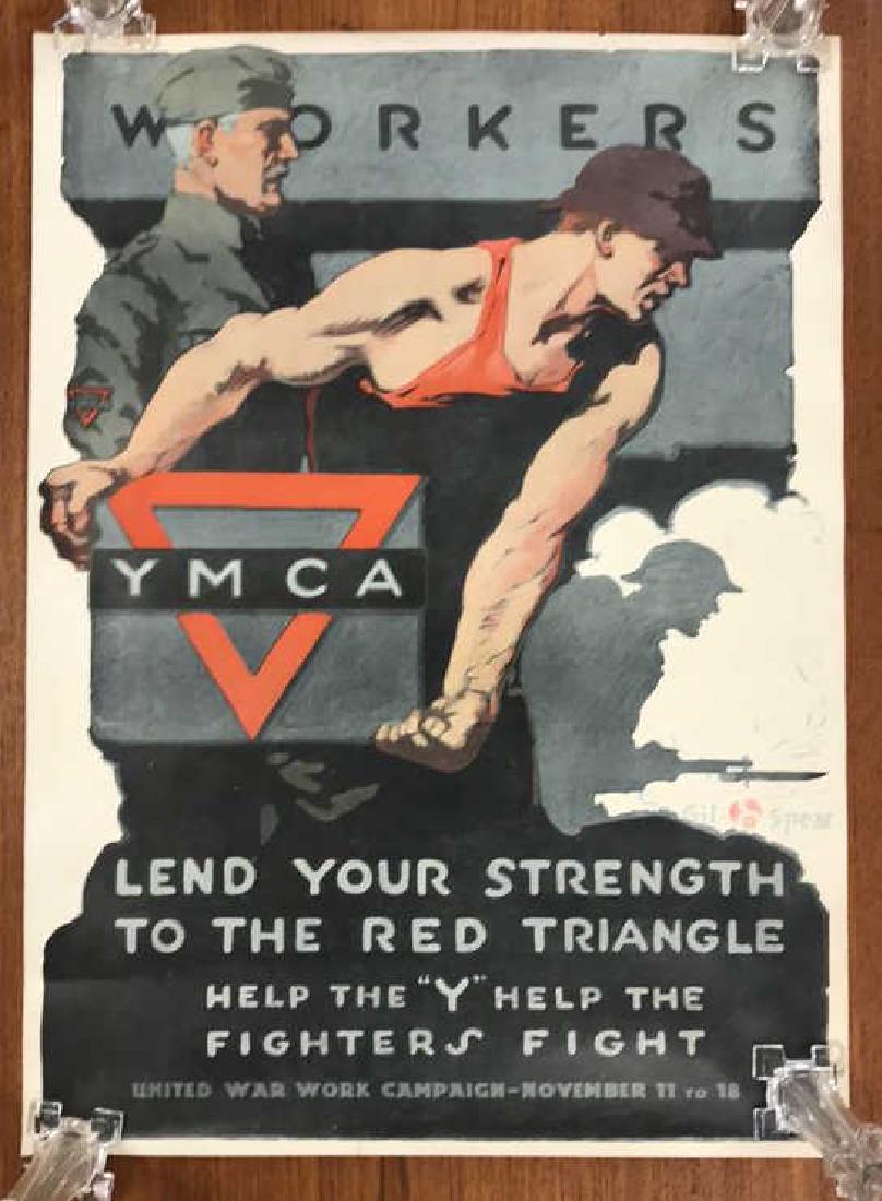 YMCA WORLD WAR I POSTER (1 of 9)