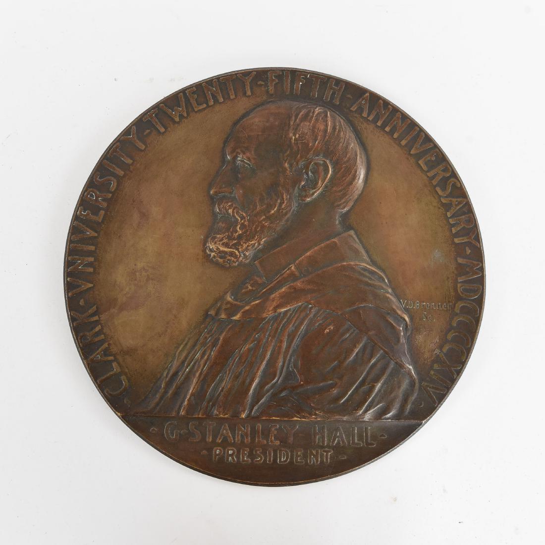 VICTOR DAVID BRENNER BRONZE PLAQUE (1 of 7)