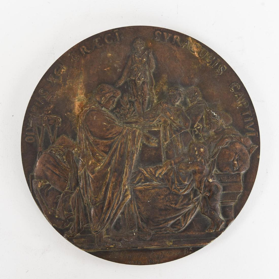 EMILE LOUIS PICAULT BRONZE PLAQUE (1 of 7)
