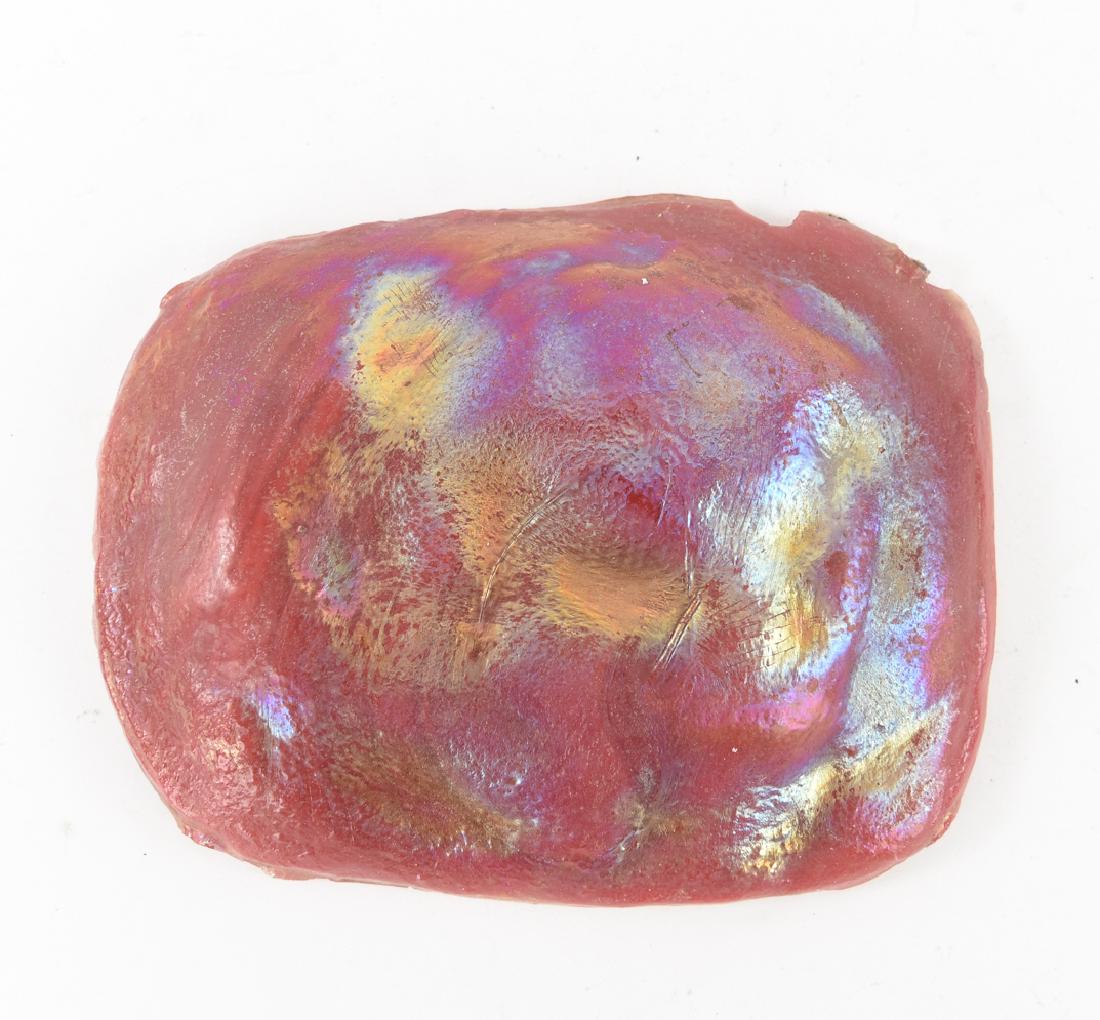 TIFFANY STUDIOS GLASS TURTLEBACK TILE (1 of 7)