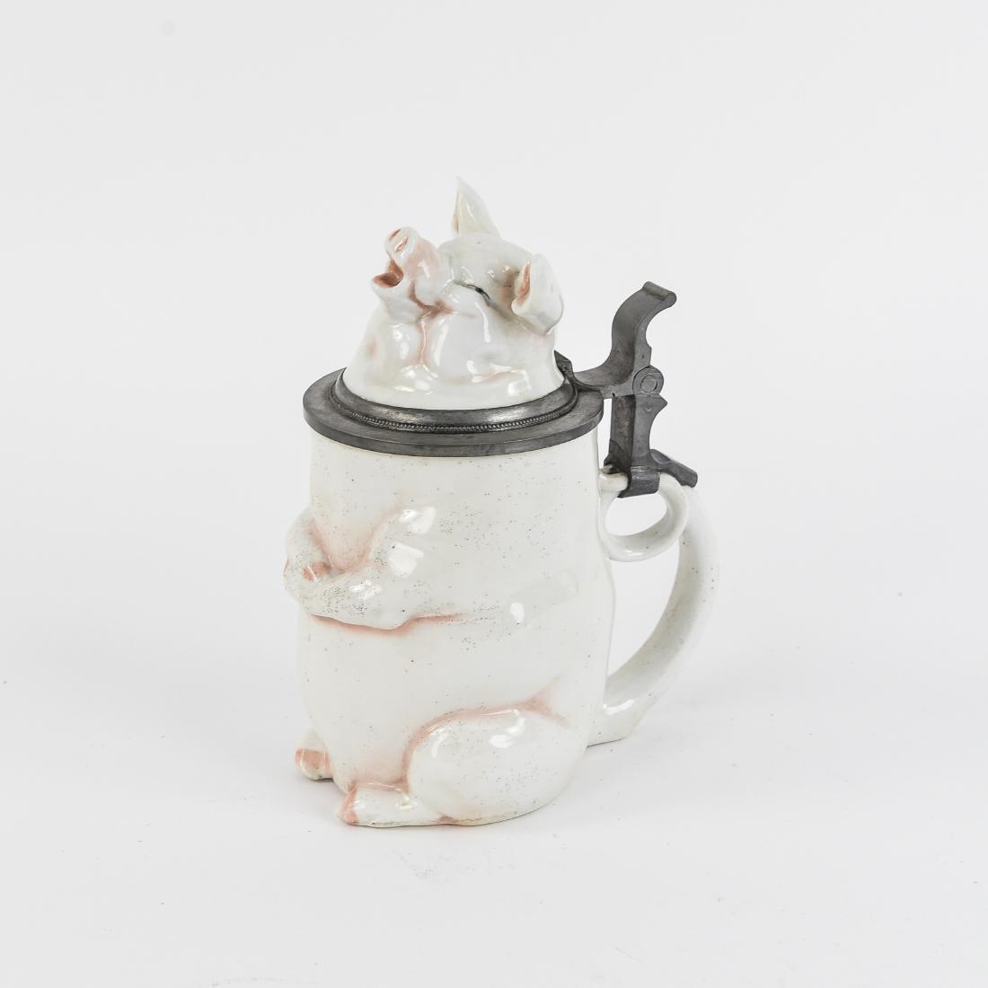 GERMAN MUSTERSCHUTZ 'SINGING PIG' STEIN (1 of 9)