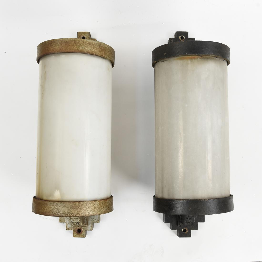 PAIR OF ART DECO SCONCES WALL LIGHTING FIXTURES (1 of 13)