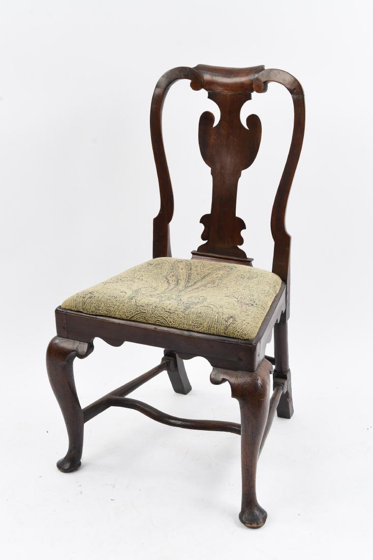 ANTIQUE ENGLISH GEORGE II SIDE CHAIR (1 of 12)