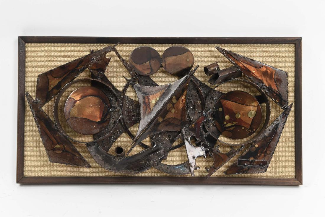 DANISH BRUTALIST METAL WALL SCULPTURE HENRIK HORST (1 of 11)