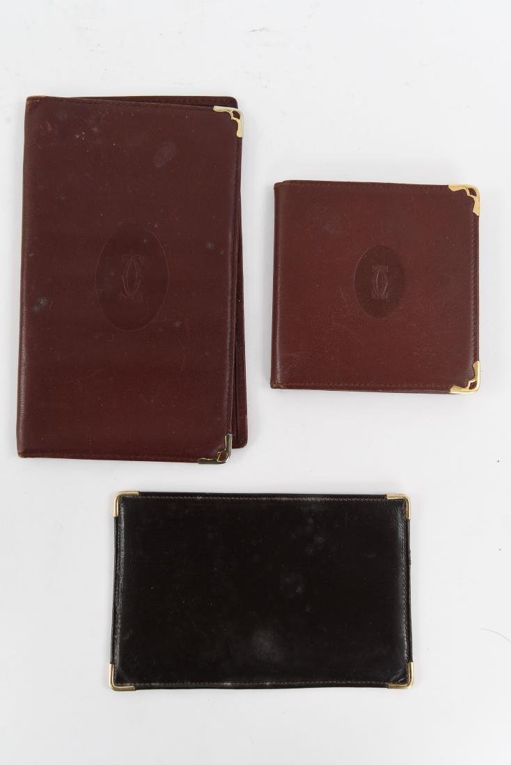(3) LEATHER WALLETS INCL. MUST DE CARTIER (1 of 8)