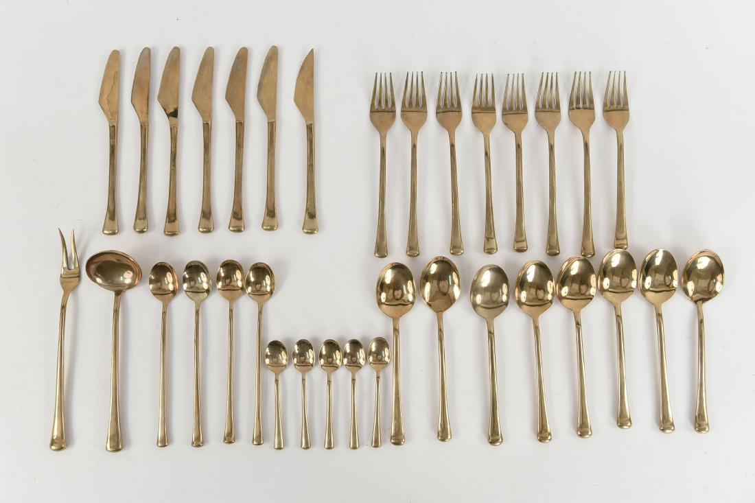 MID-CENTURY BRASS FLATWARE (1 of 8)