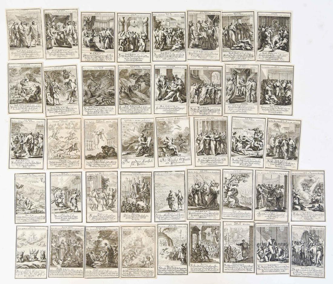 18TH CEN GERMAN AND LATIN BIBLICAL ENGRAVINGS (1 of 9)