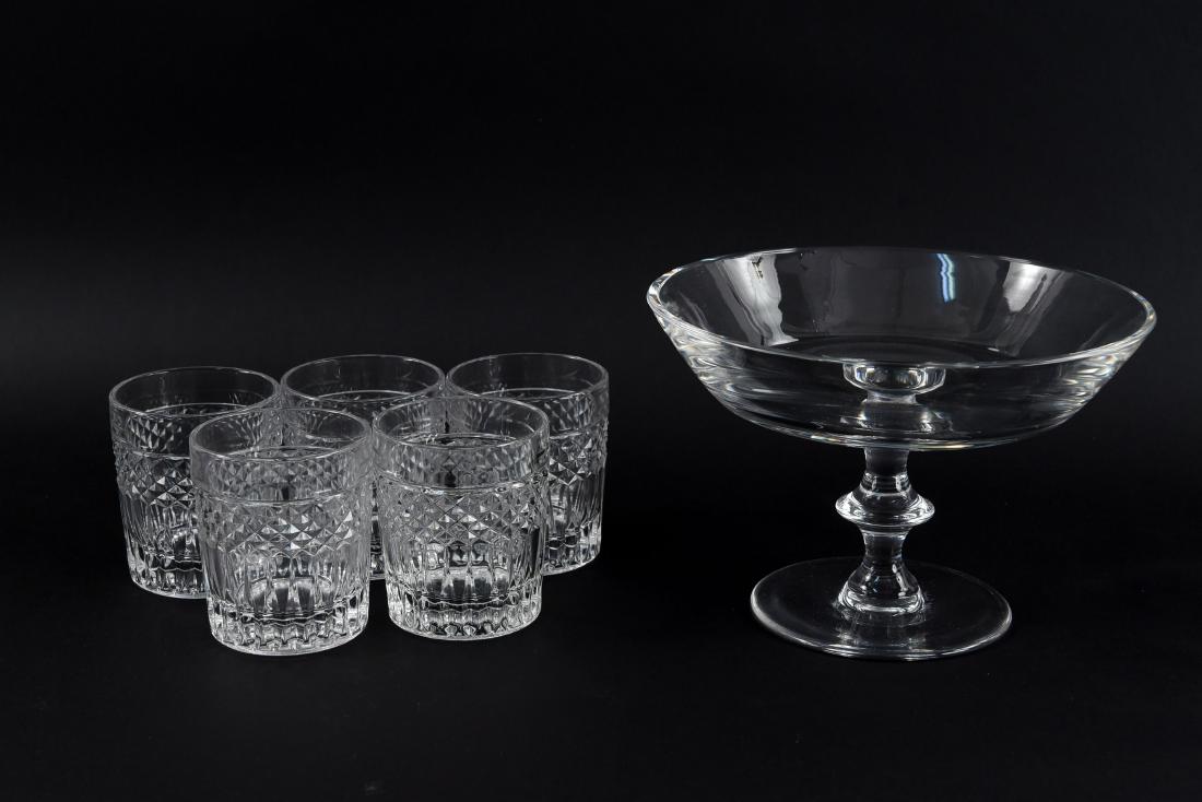 VAL ST. LAMBERT GLASSES AND COMPOTE (1 of 7)