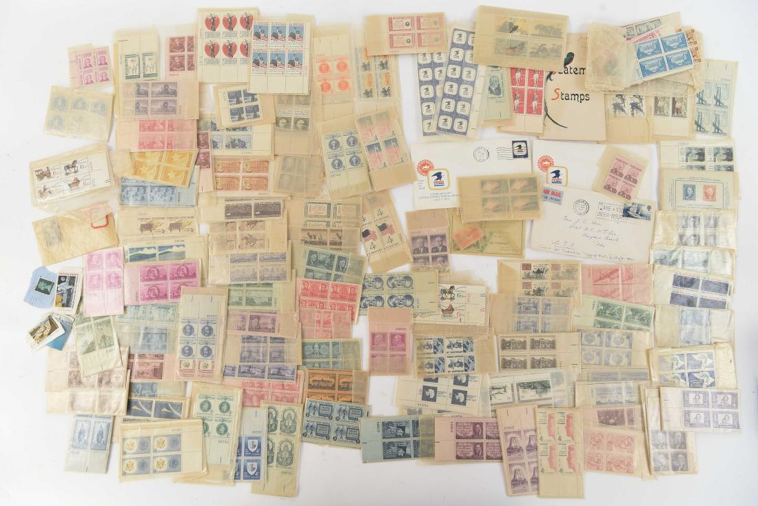 GROUPING OF AMERICAN & FOREIGN STAMPS (1 of 19)