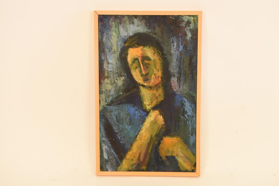 ABSTRACT EXPRESSIONISTIC FEMALE PORTRAIT O/C (1 of 11)