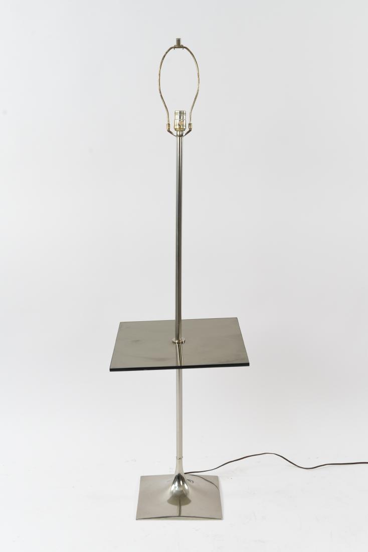 1960S LAUREL SMOKED GLASS TABLE FLOOR LAMP (1 of 6)